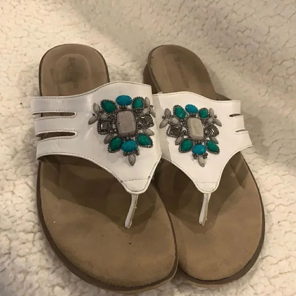 Naturalizer jewel encrusted sandals 